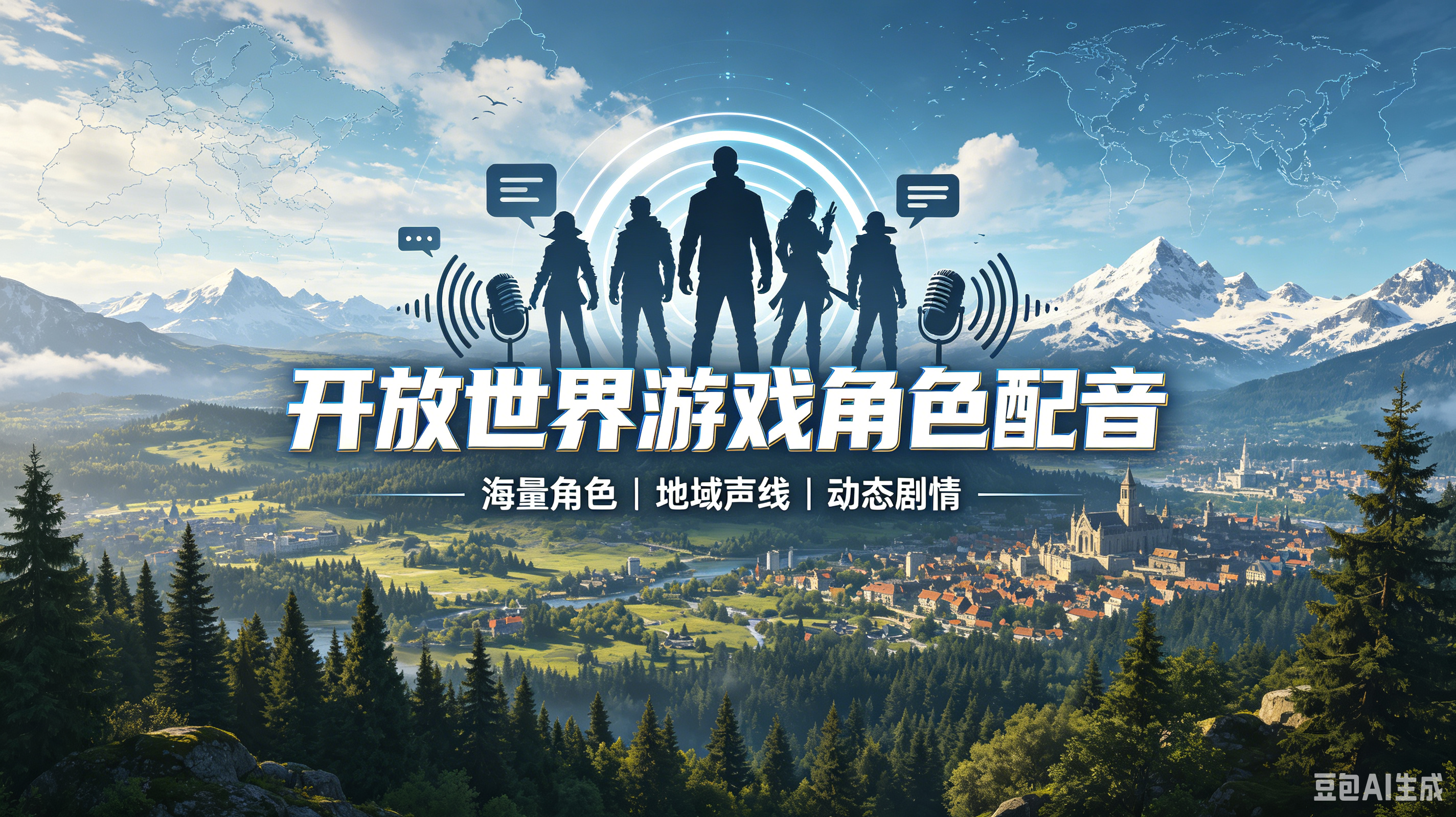 开放世界游戏角色配音