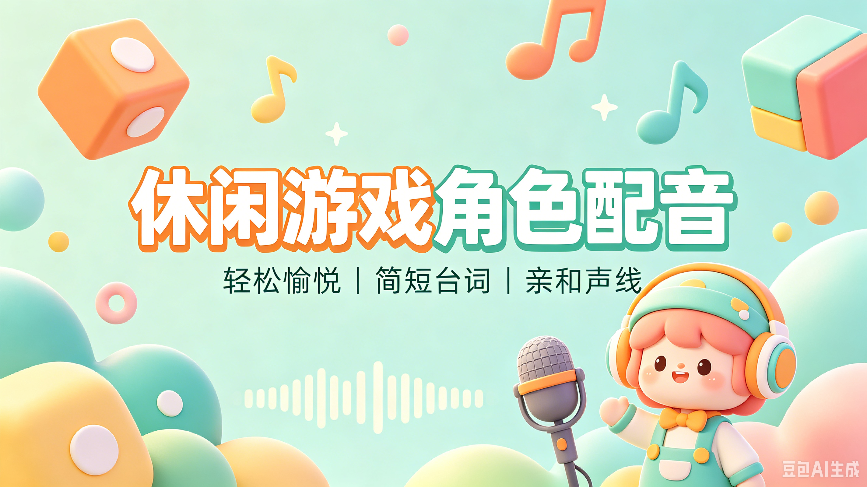 休闲游戏角色配音