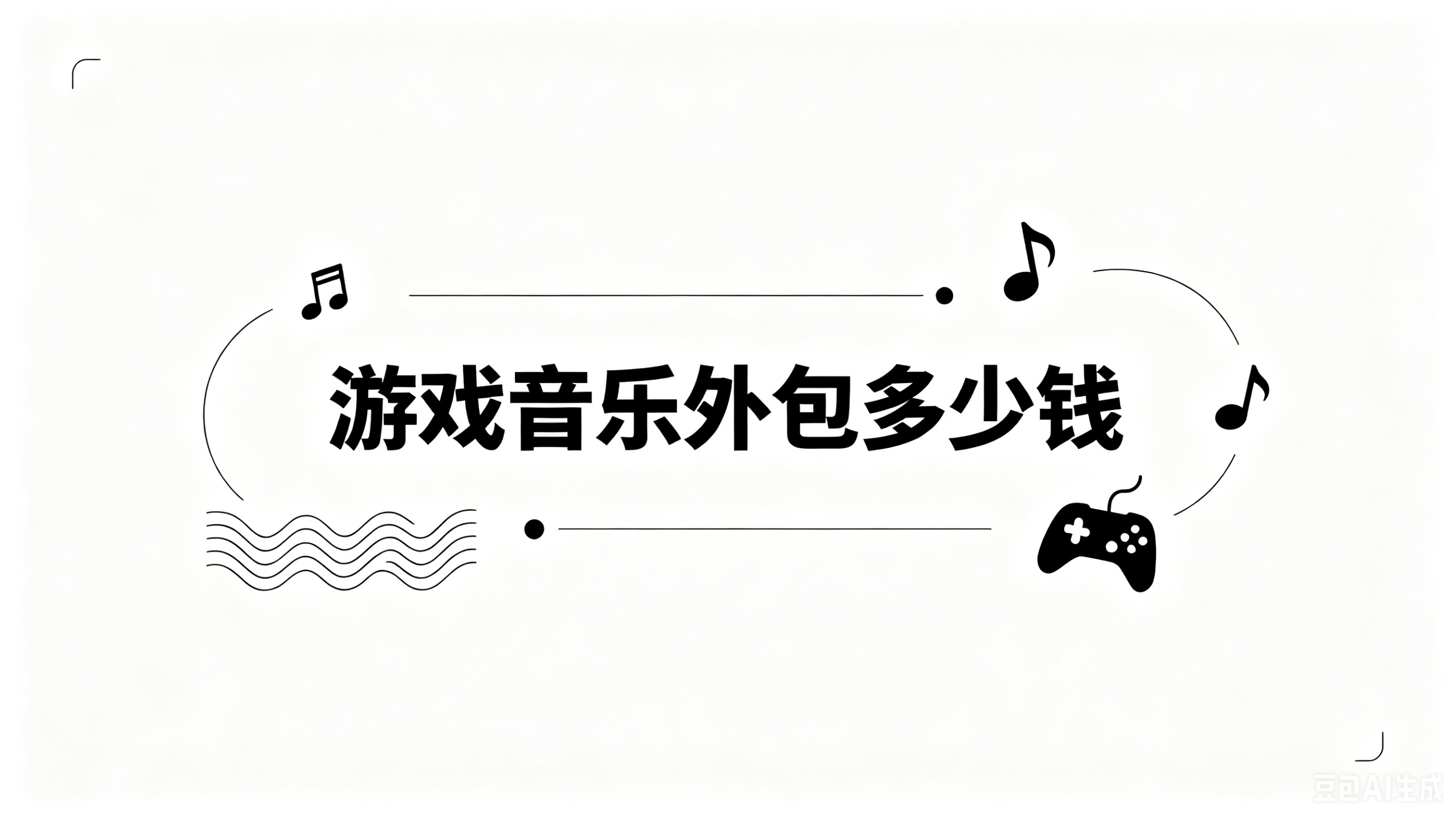 游戏音乐外包多少钱