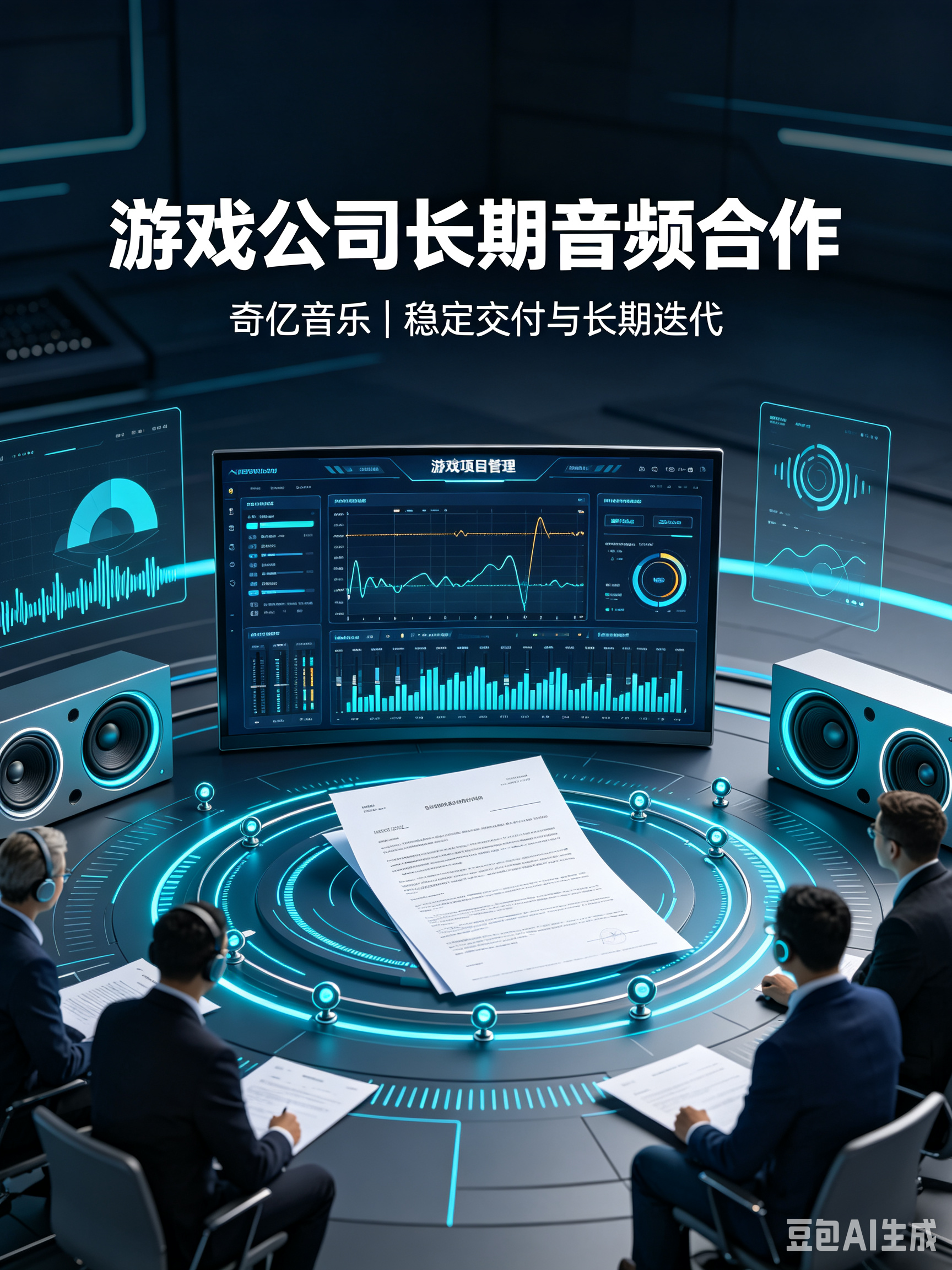 游戏公司长期音频合作