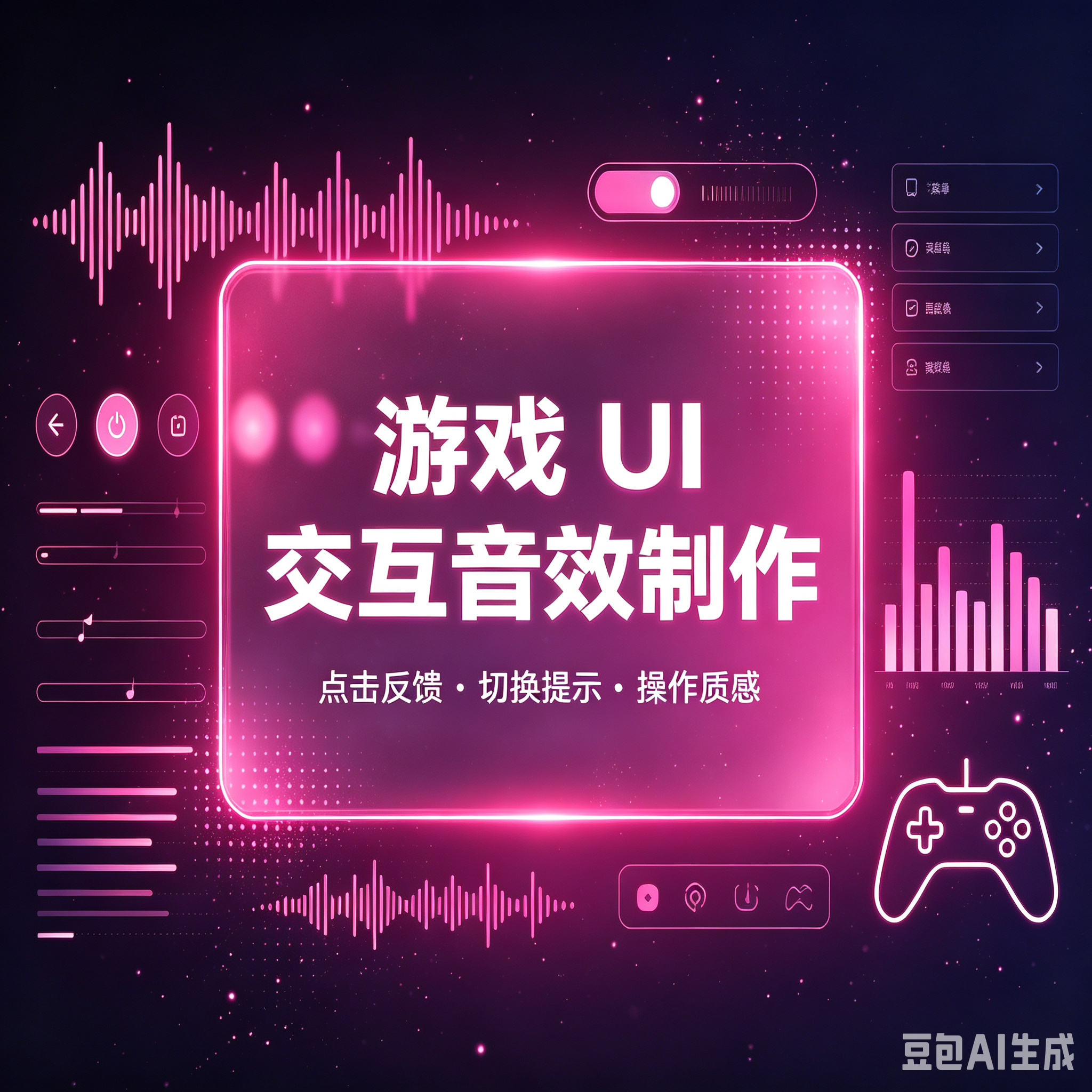 游戏 UI 交互音效制作
