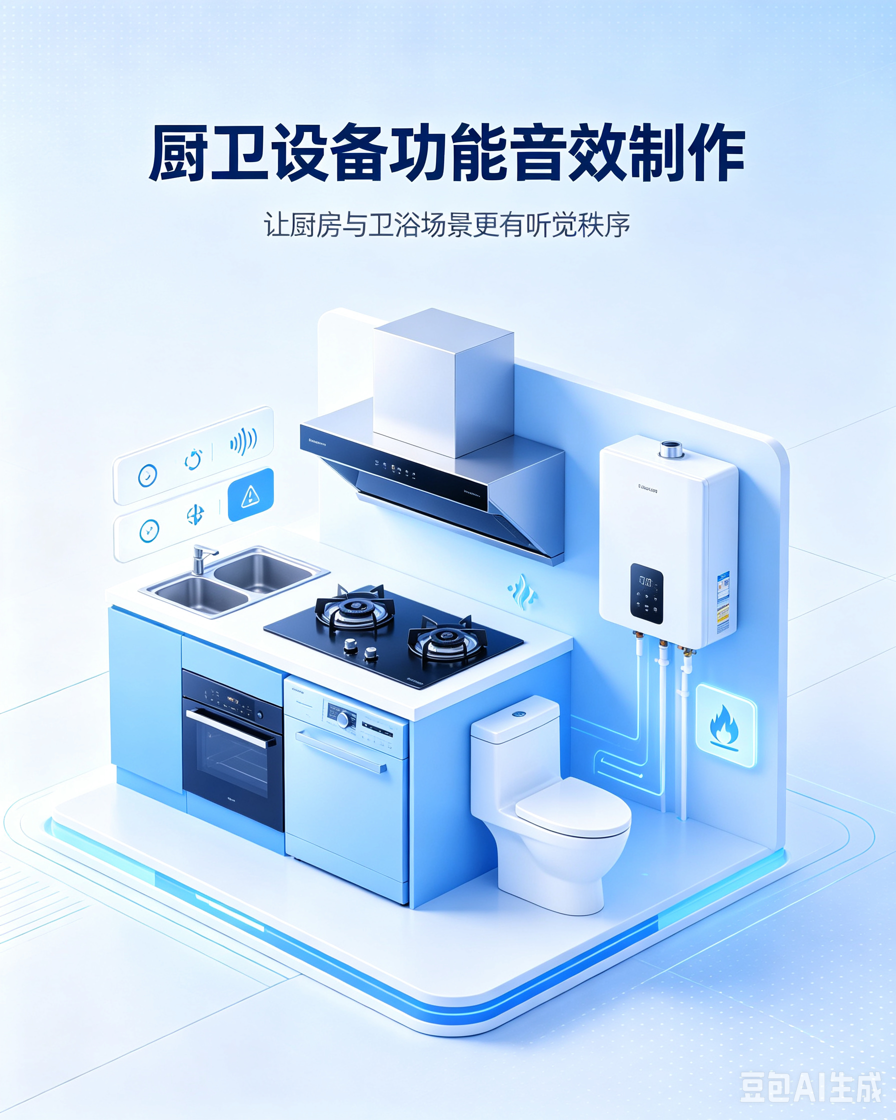 厨卫设备功能音效制作