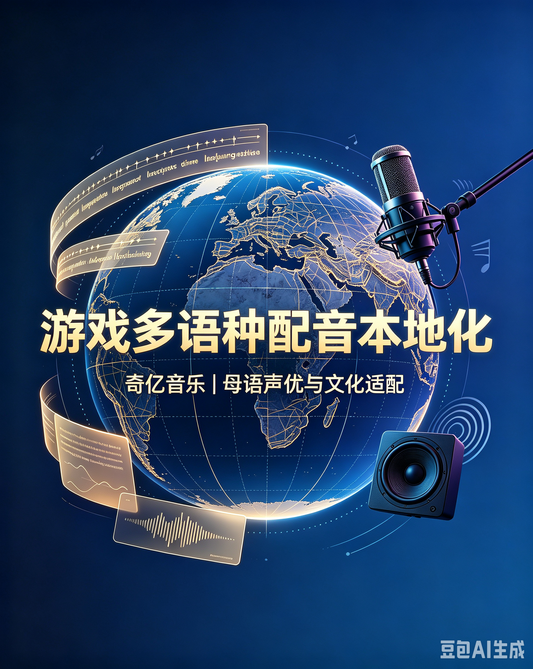 游戏多语种配音本地化