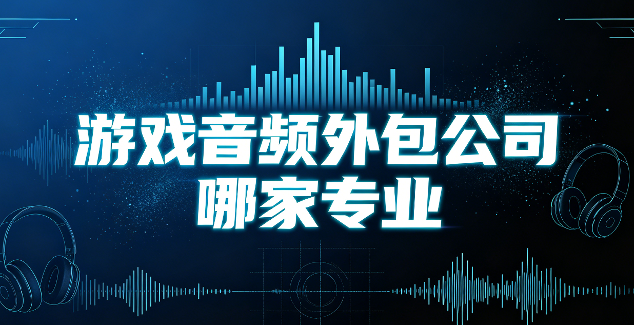 游戏音频外包公司哪家专业