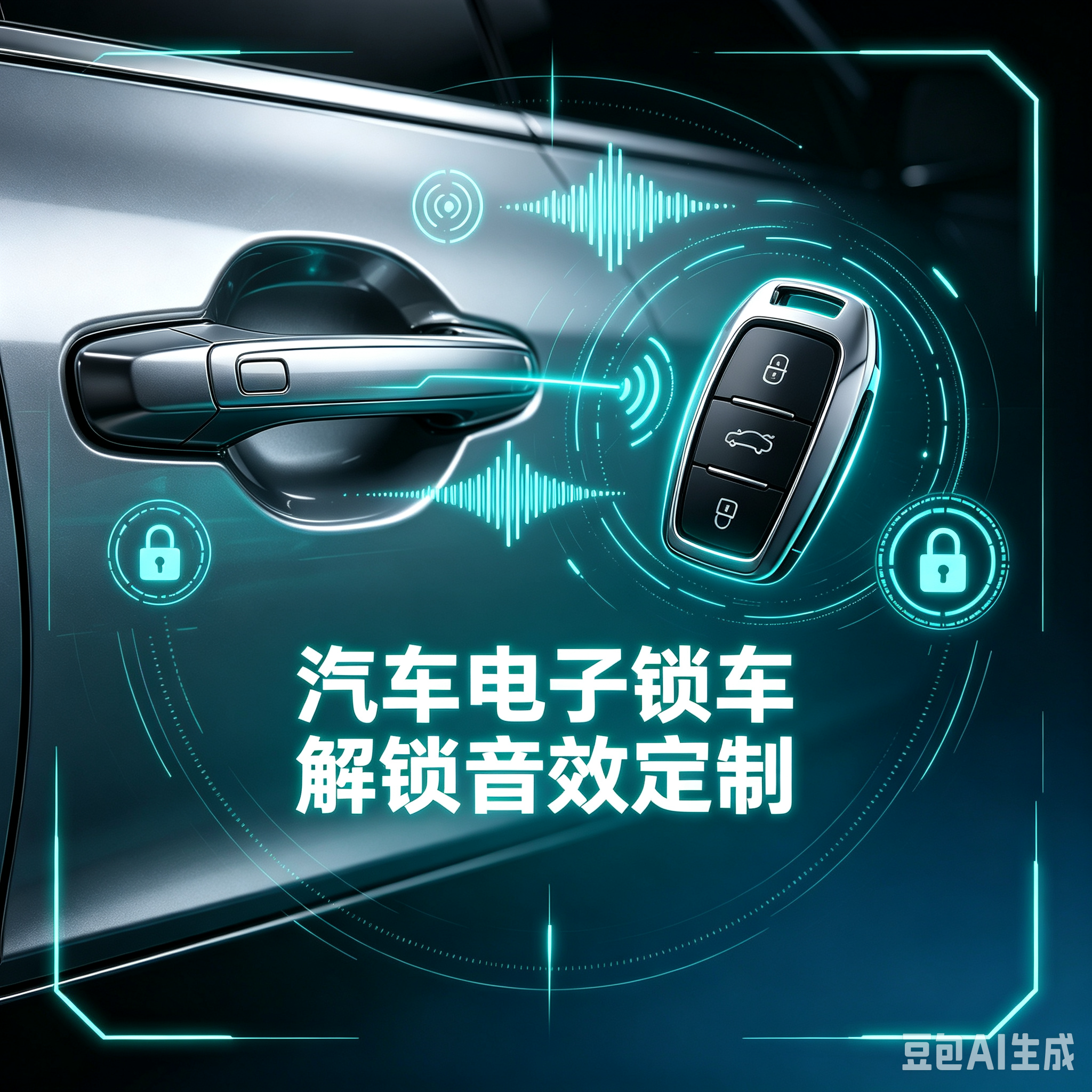 汽车电子锁车解锁音效定制
