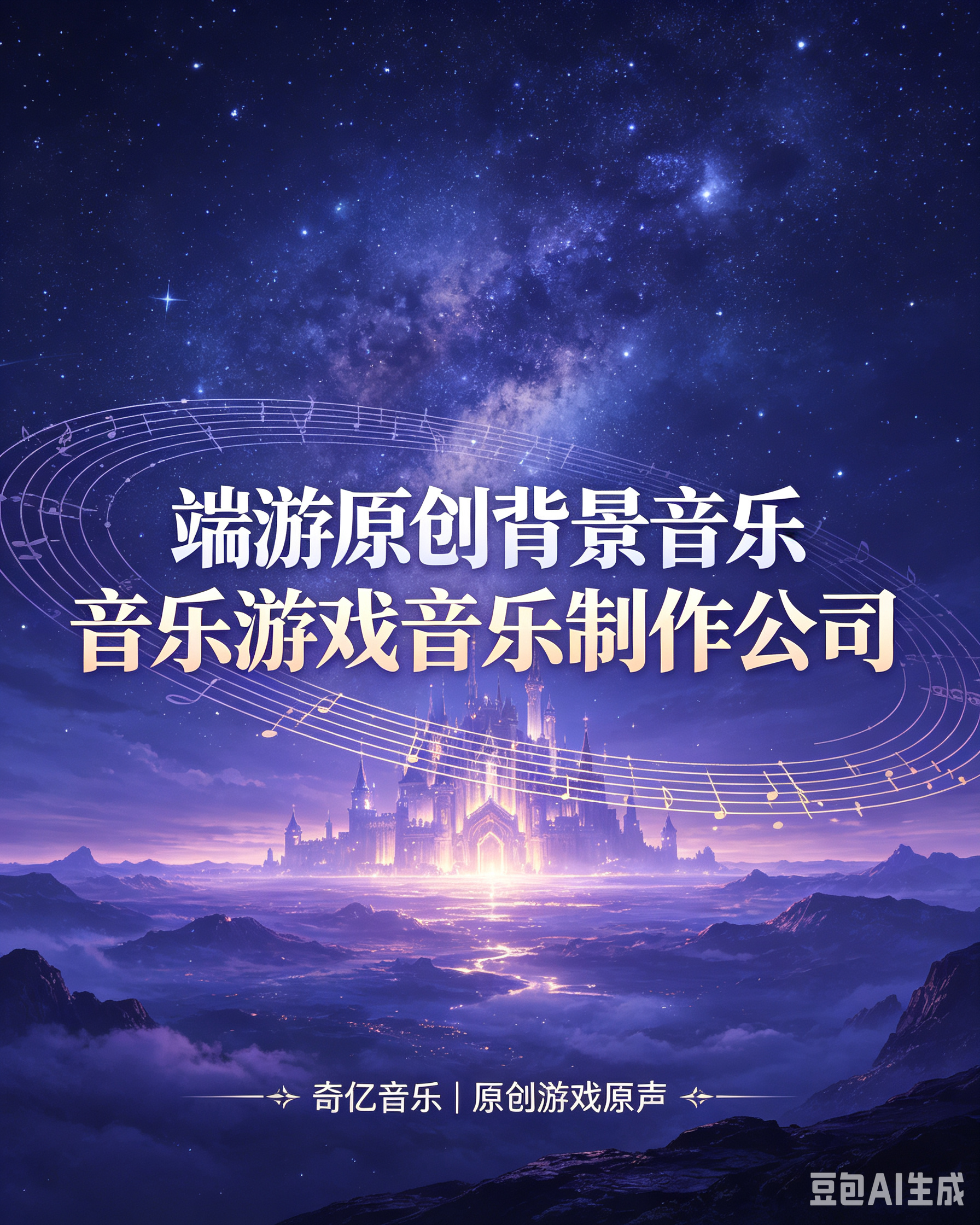 端游原创背景音乐游戏音乐制作公司