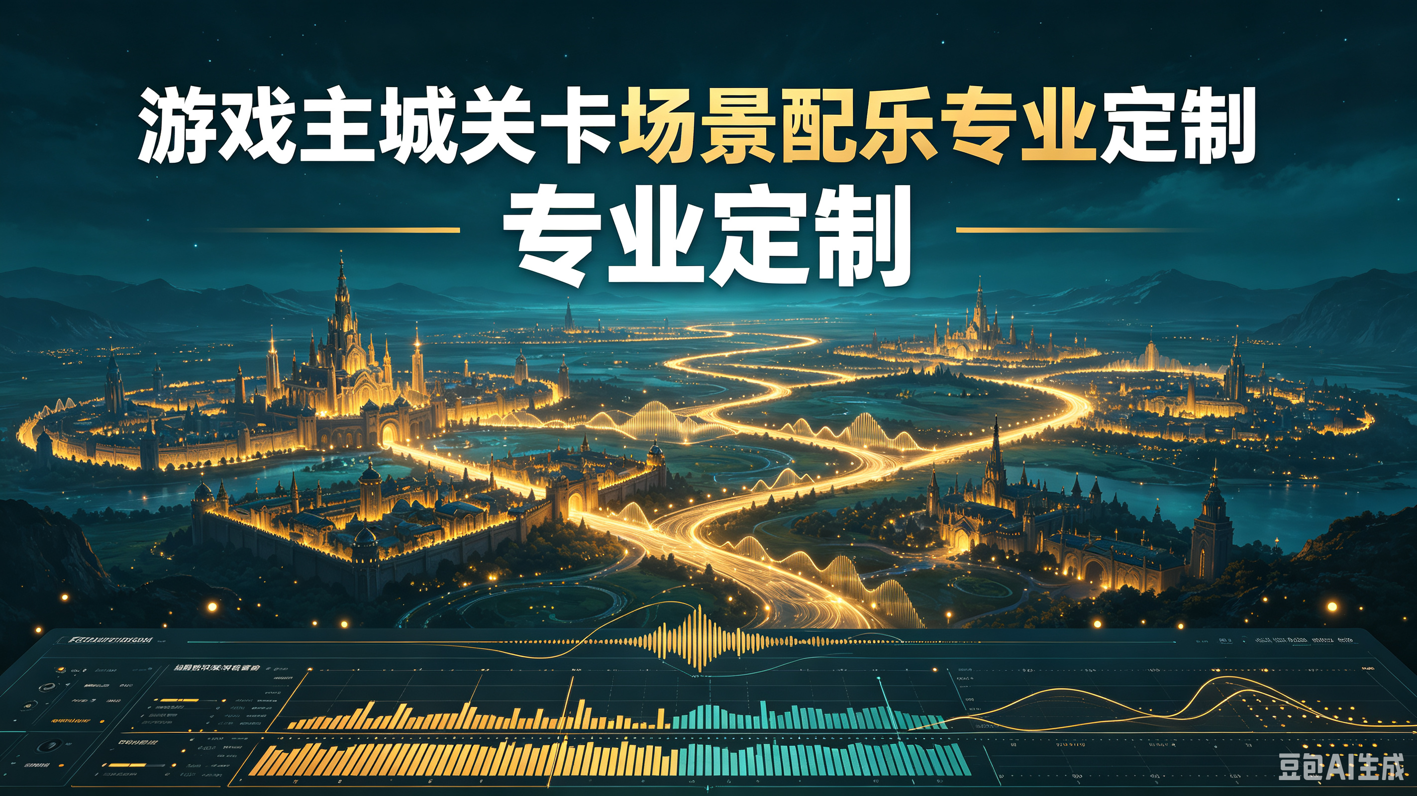 游戏主城关卡场景配乐专业定制