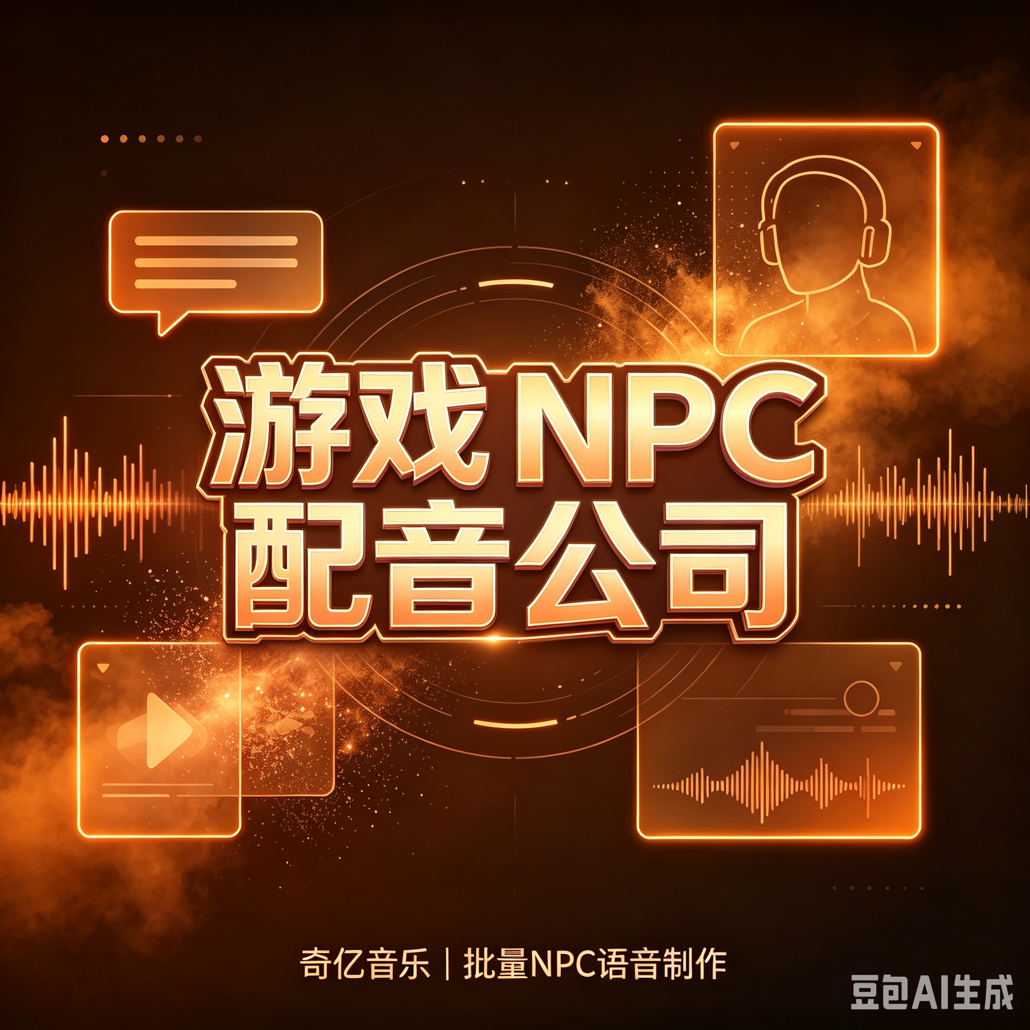 游戏 NPC 配音公司