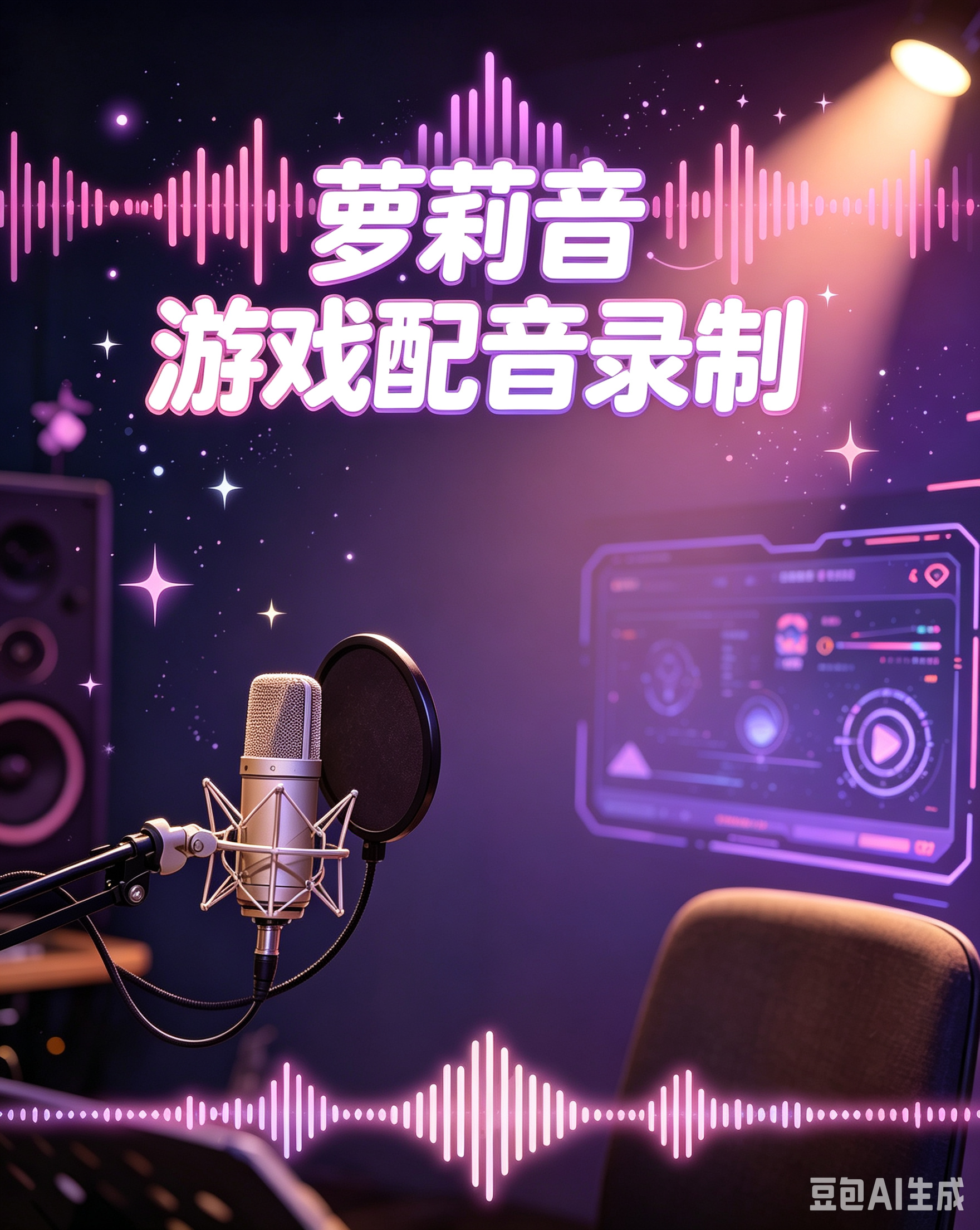 萝莉音游戏配音录制