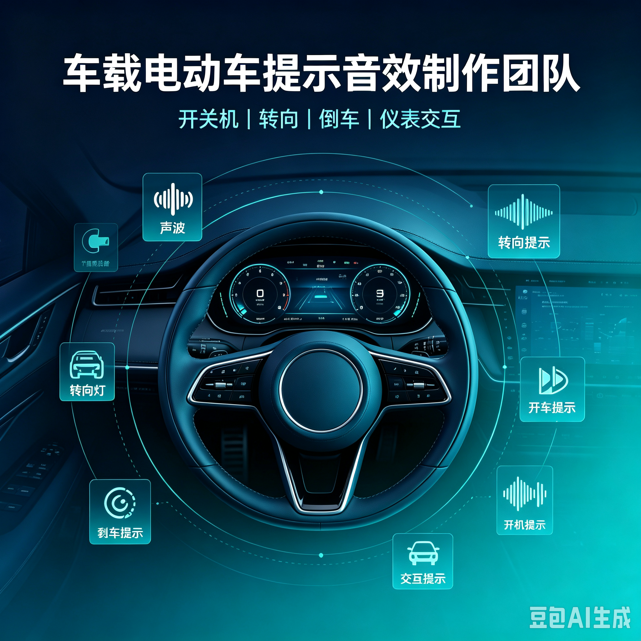 车载电动车提示音效制作团队