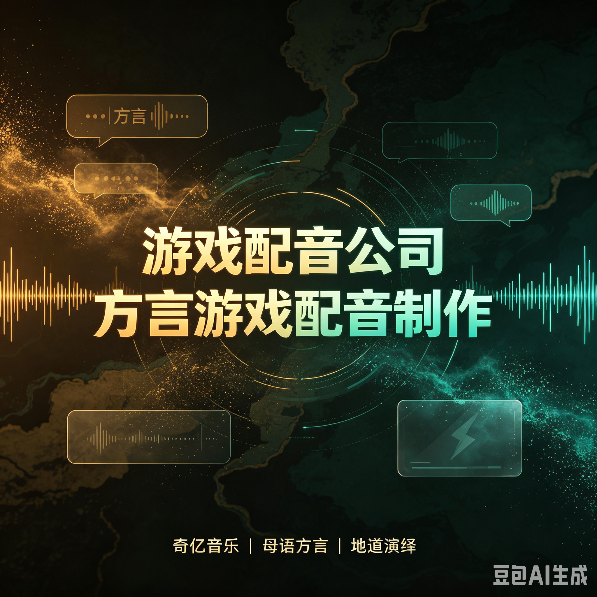 游戏配音公司方言游戏配音制作