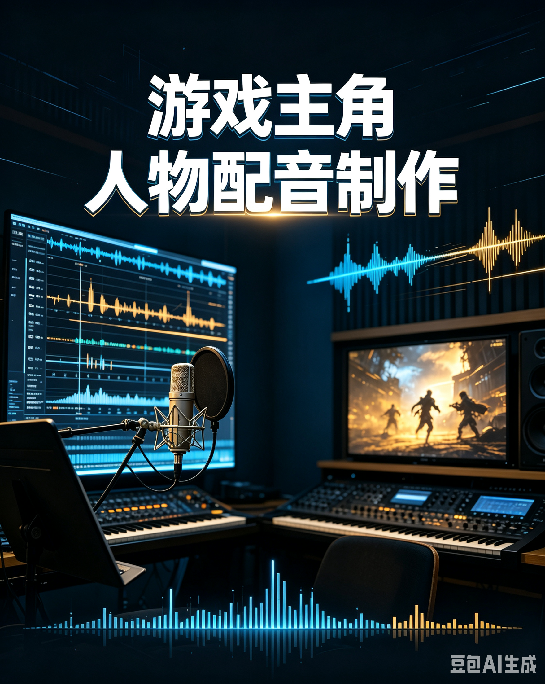 游戏主角人物配音制作