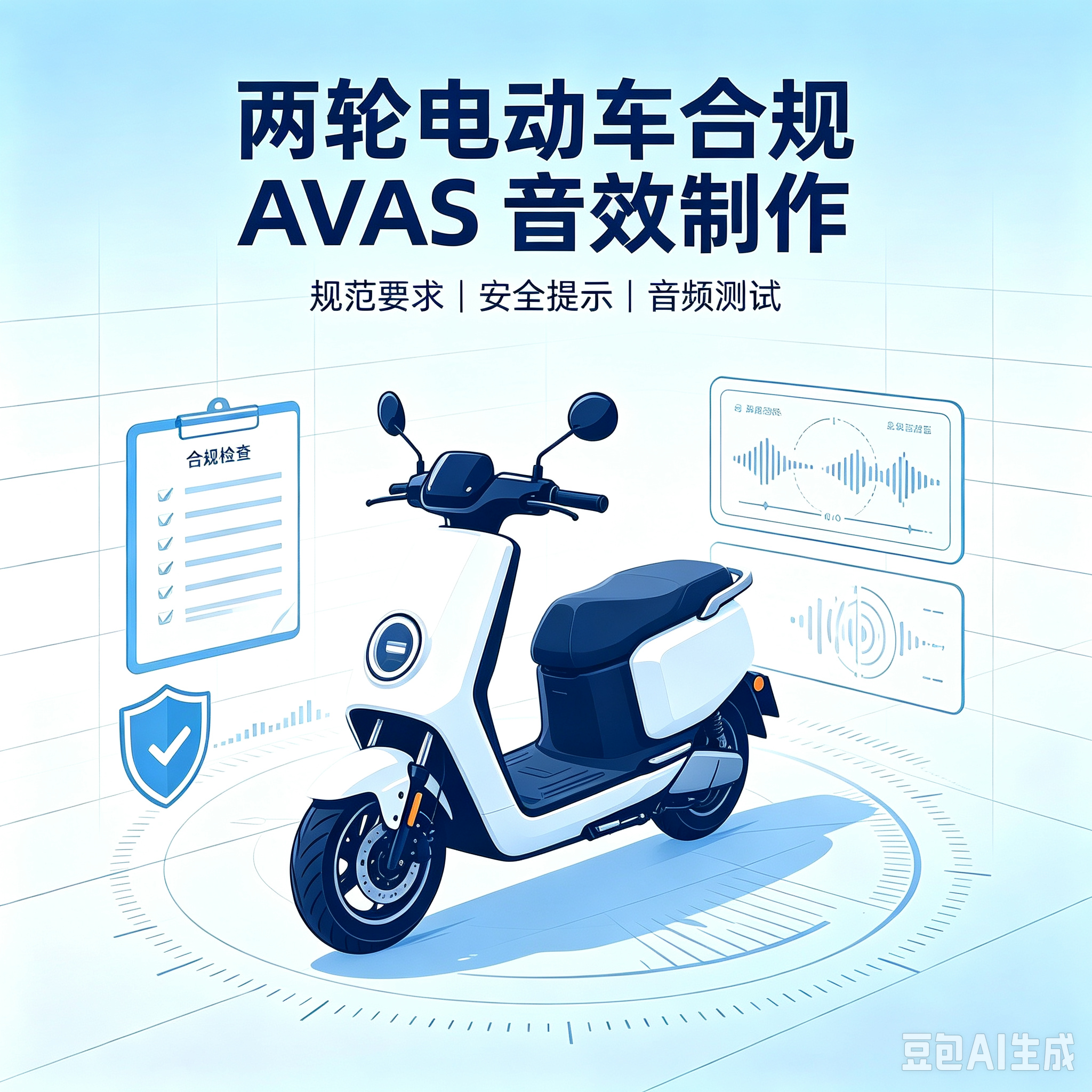 两轮电动车合规 AVAS 音效制作