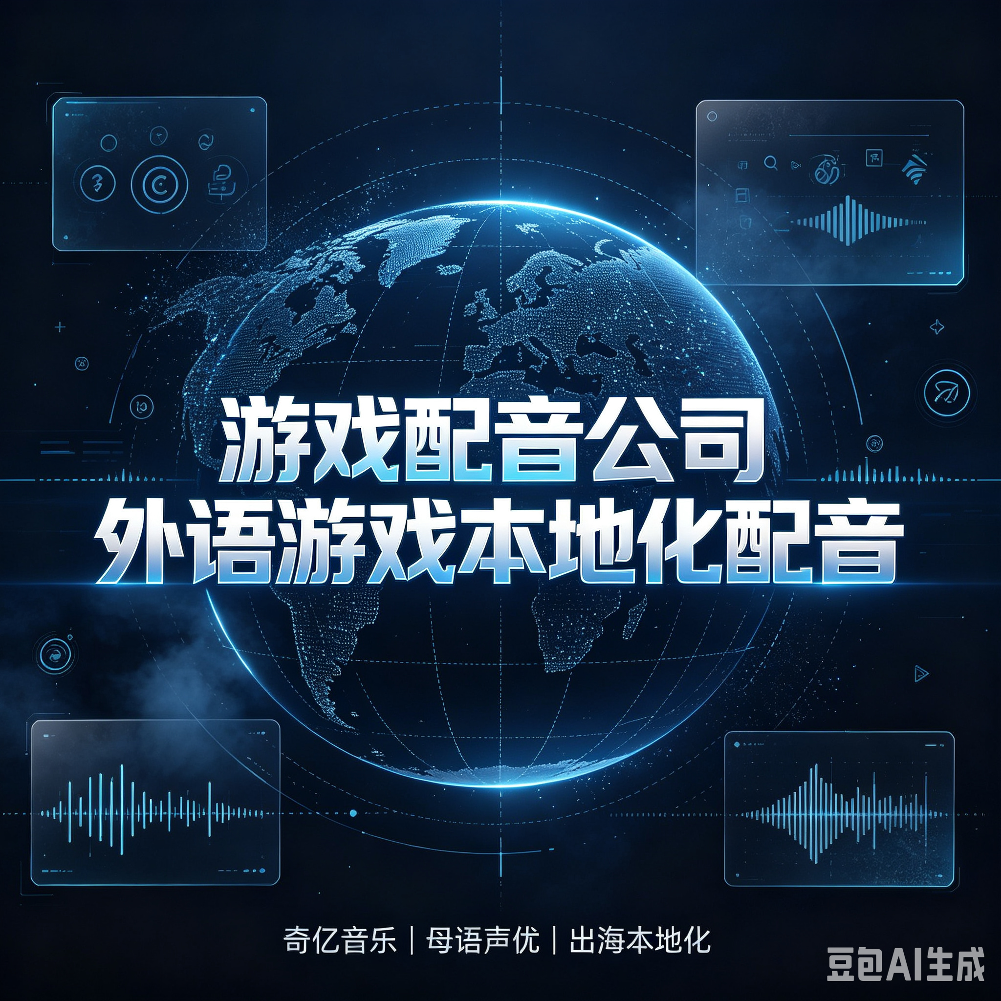 游戏配音公司外语游戏本地化配音