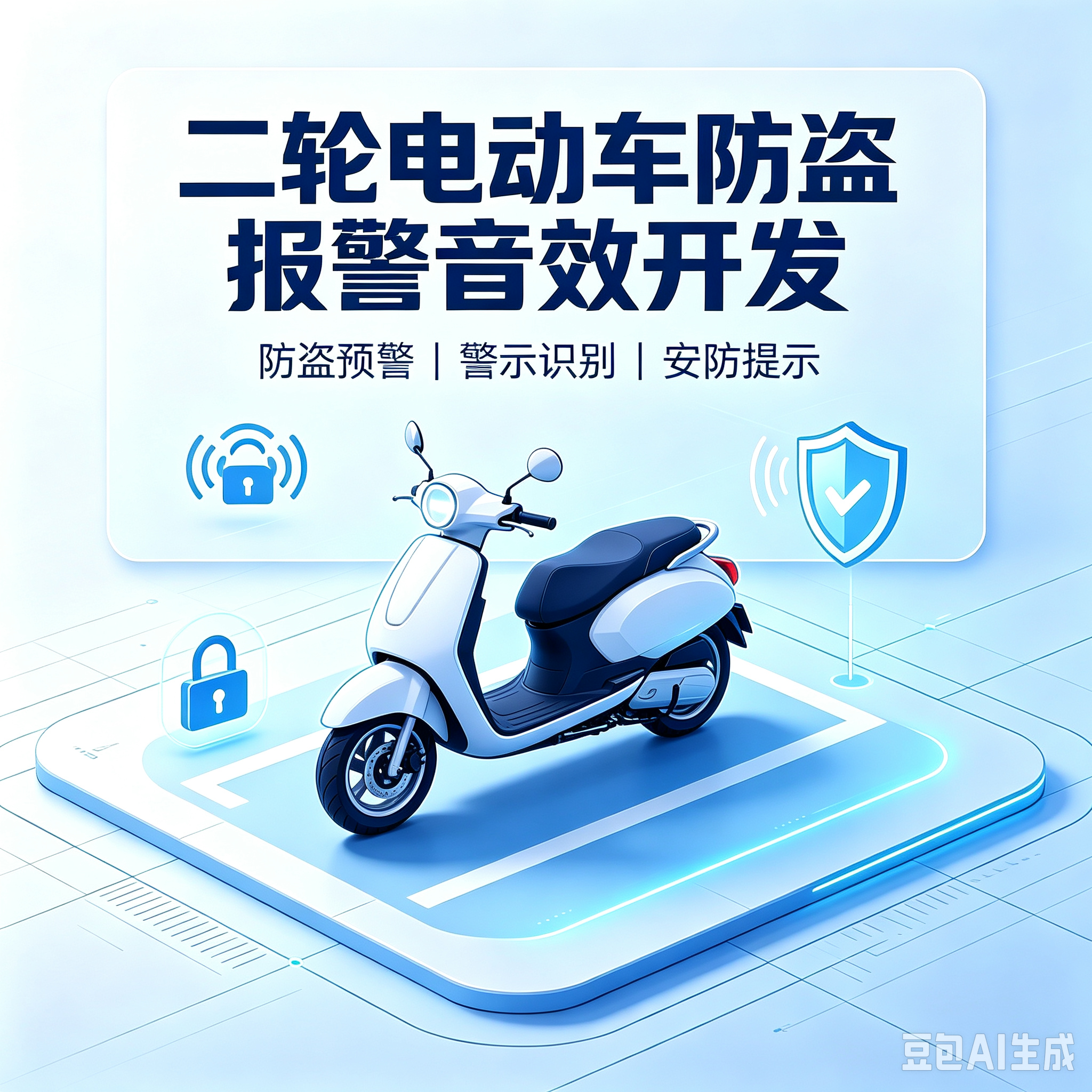 二轮电动车防盗报警音效开发
