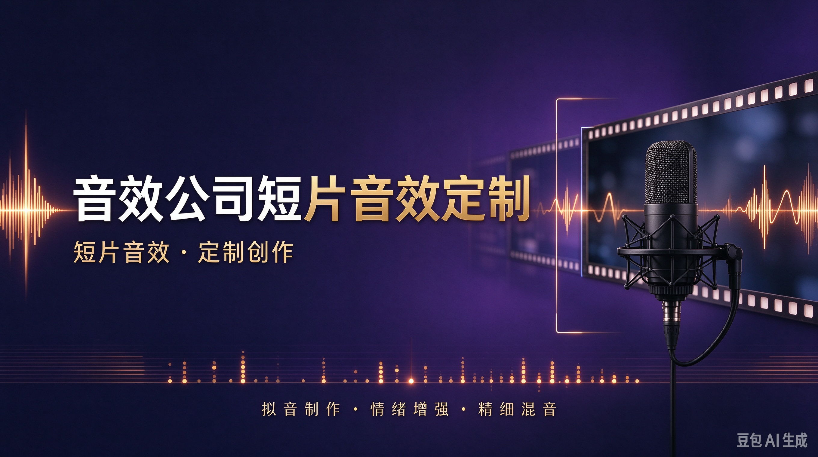 音效公司短片音效定制