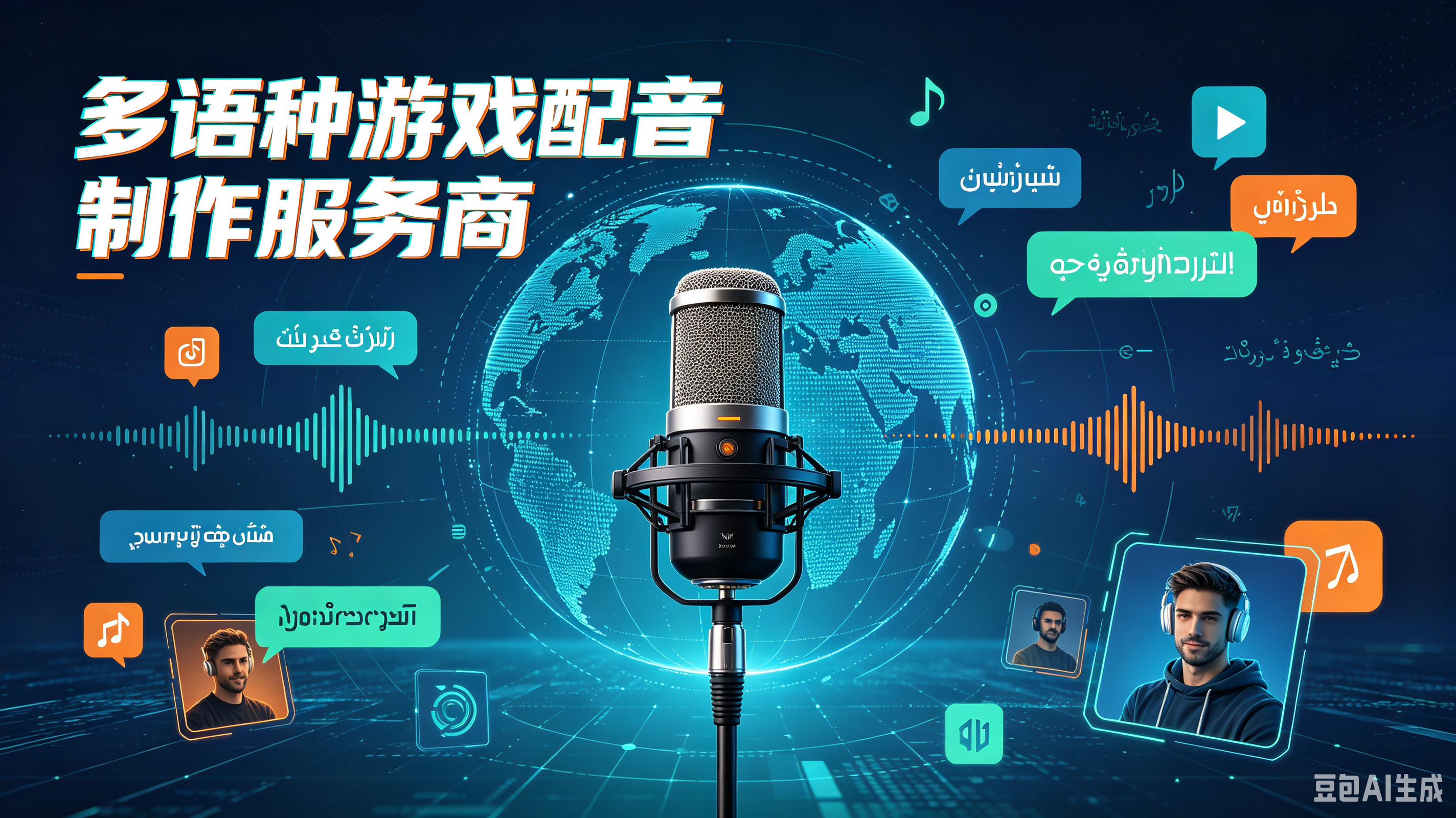 多语种游戏配音制作服务商