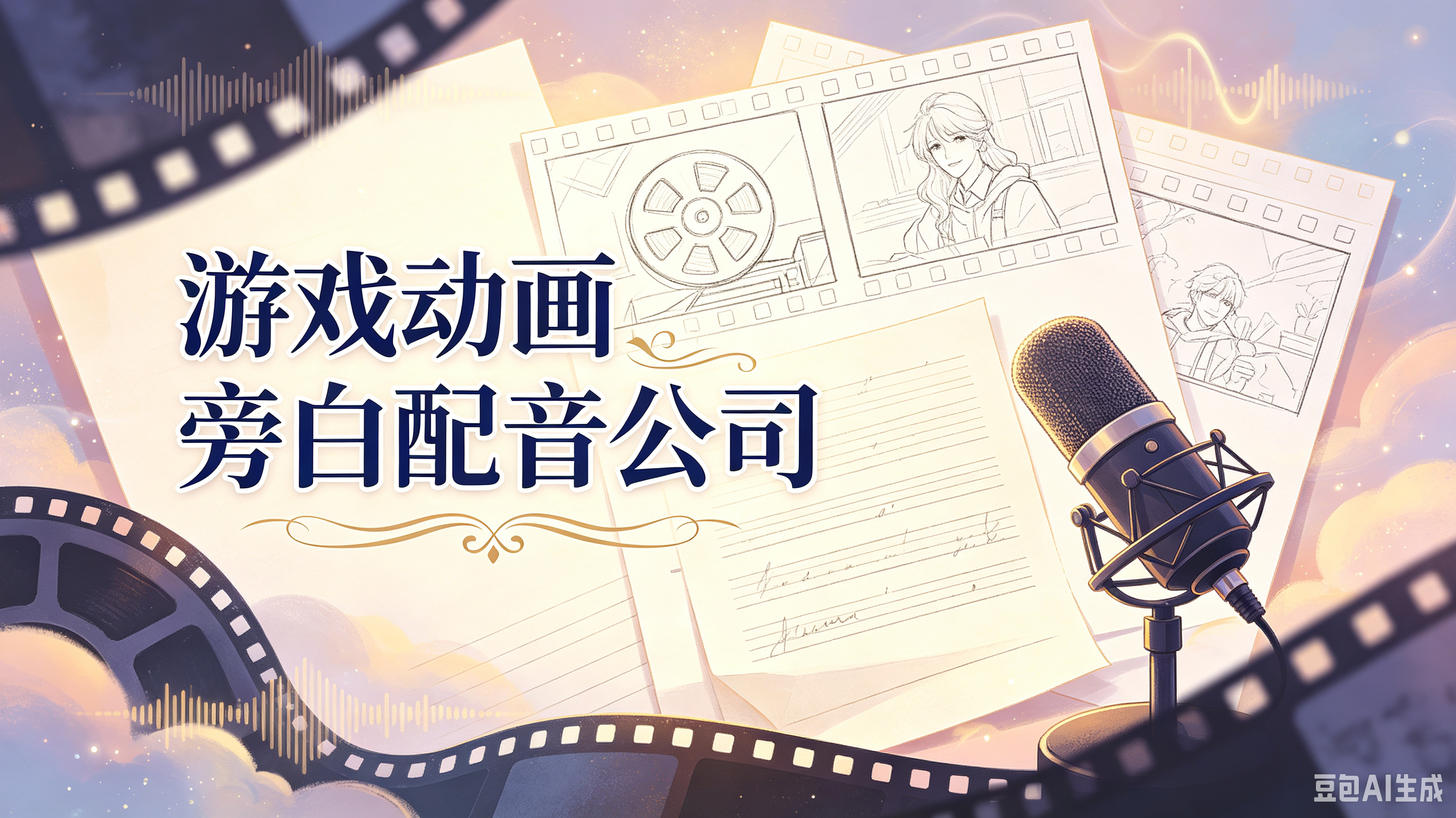 游戏动画旁白配音公司