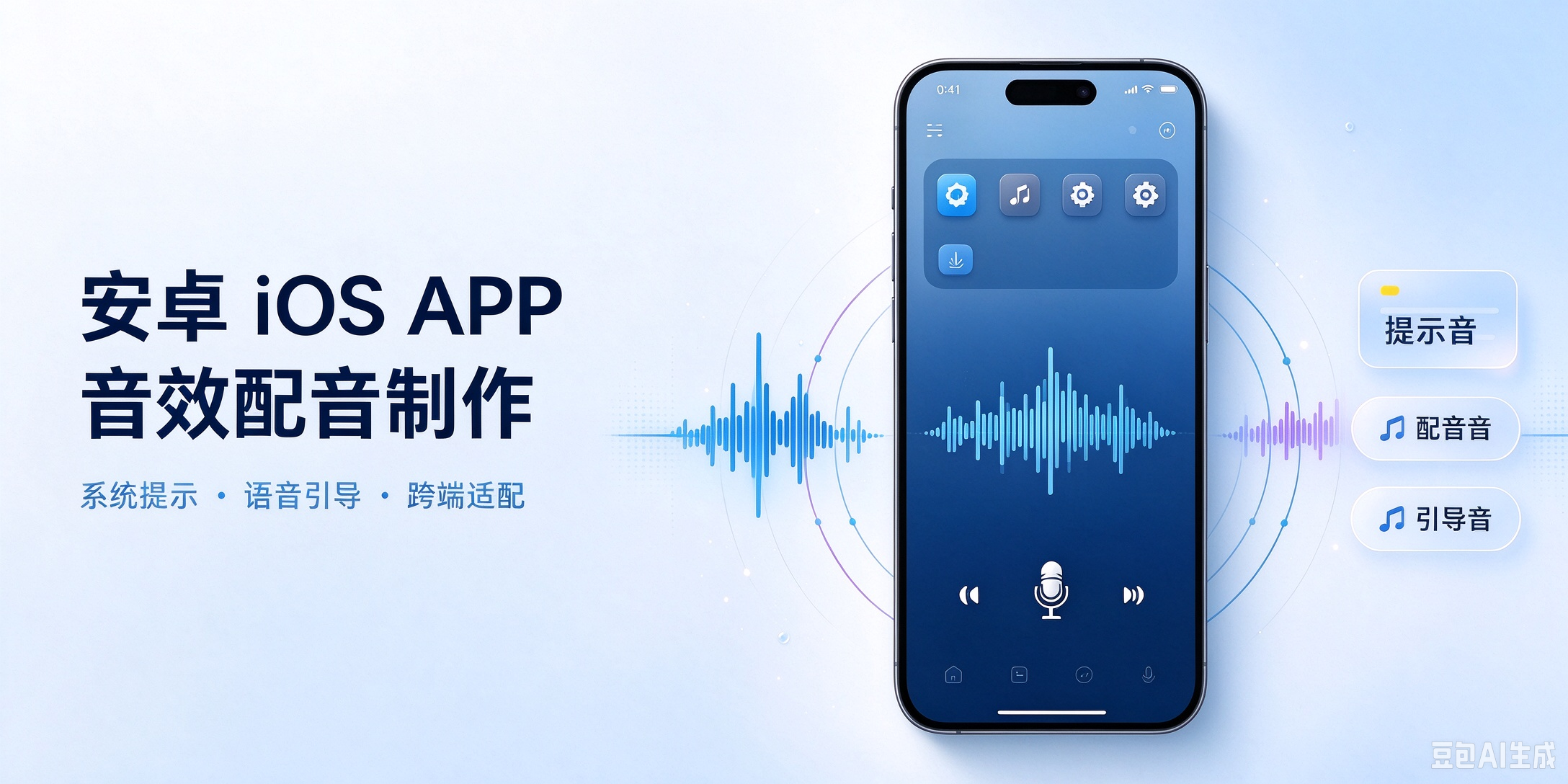 安卓 iOS APP 音效配音制作