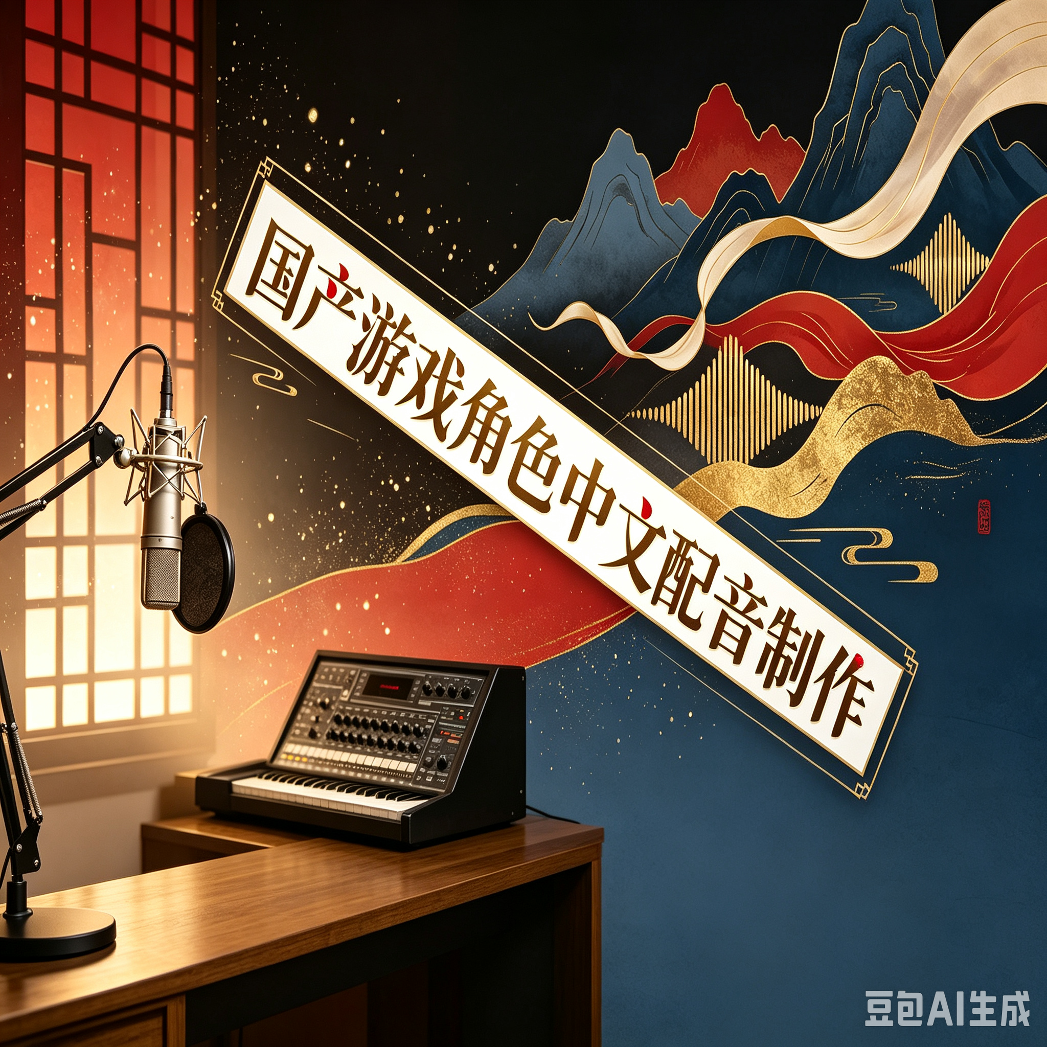 国产游戏角色中文配音制作