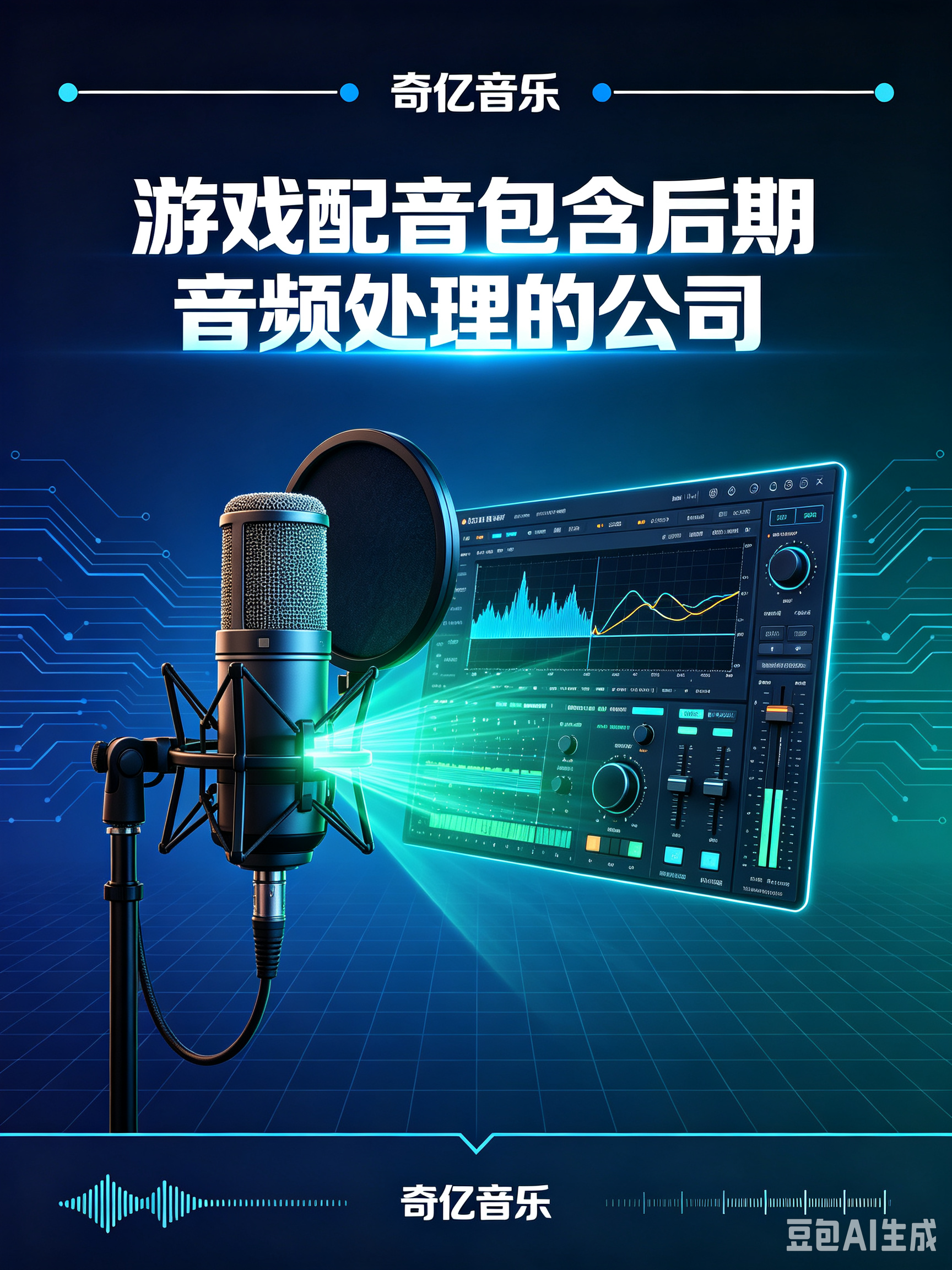 游戏配音包含后期音频处理的公司