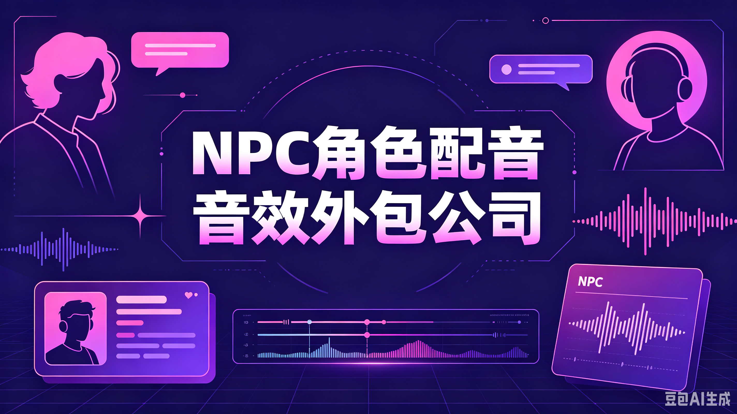 NPC 角色配音音效外包公司