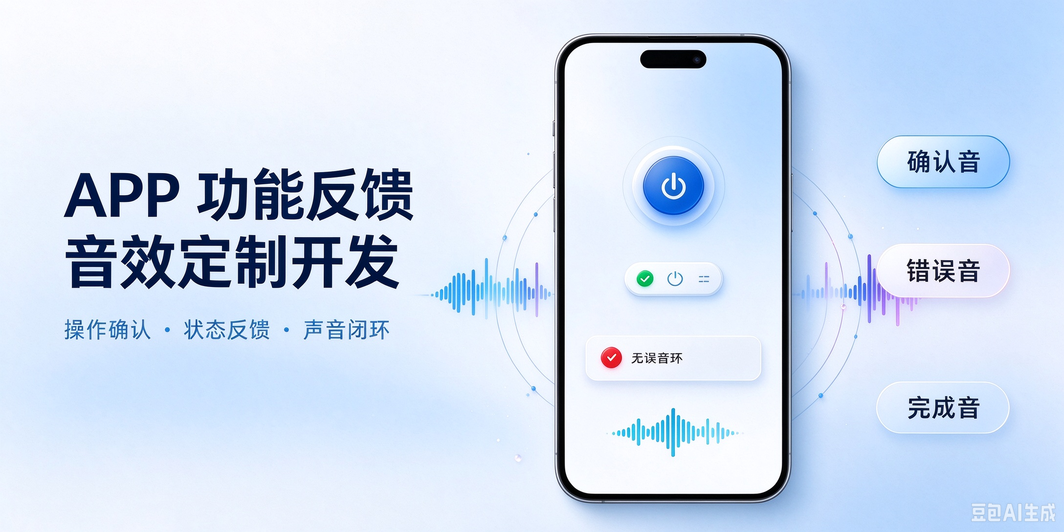 APP 功能反馈音效定制开发