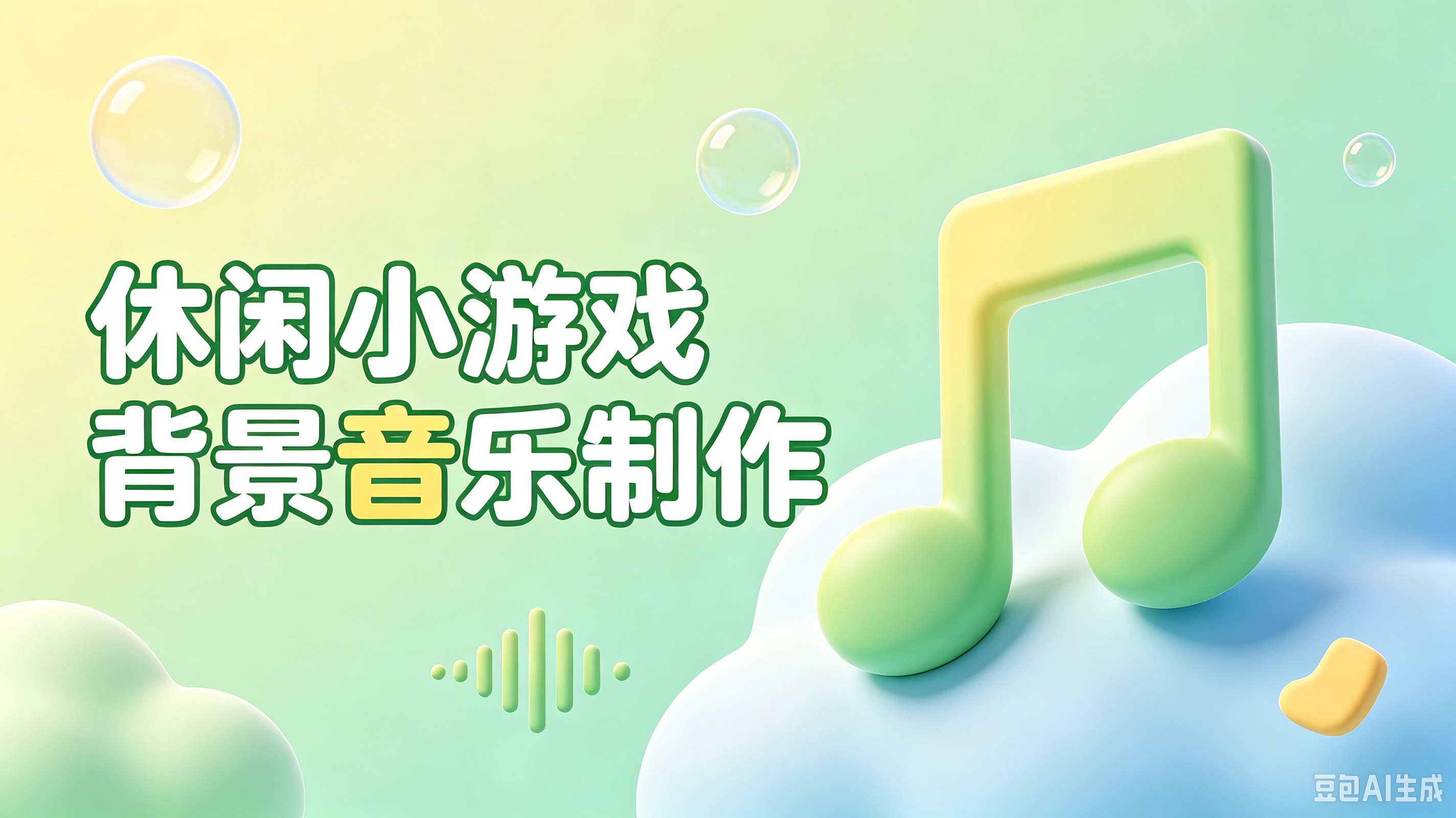 休闲小游戏背景音乐制作